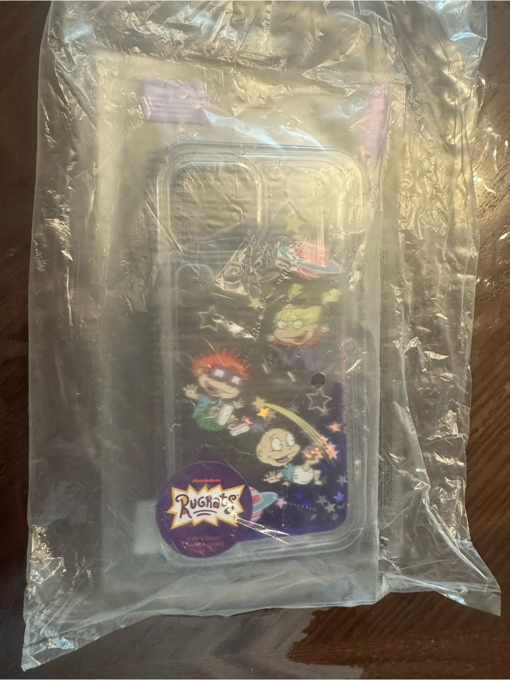 Nickelodeon Rugrats Clear iPhone Case for iPhone 13/14/15 - Multicolor Stars